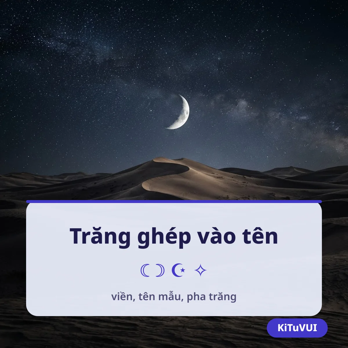 Ghép kí hiệu mặt trăng vào tên Free Fire